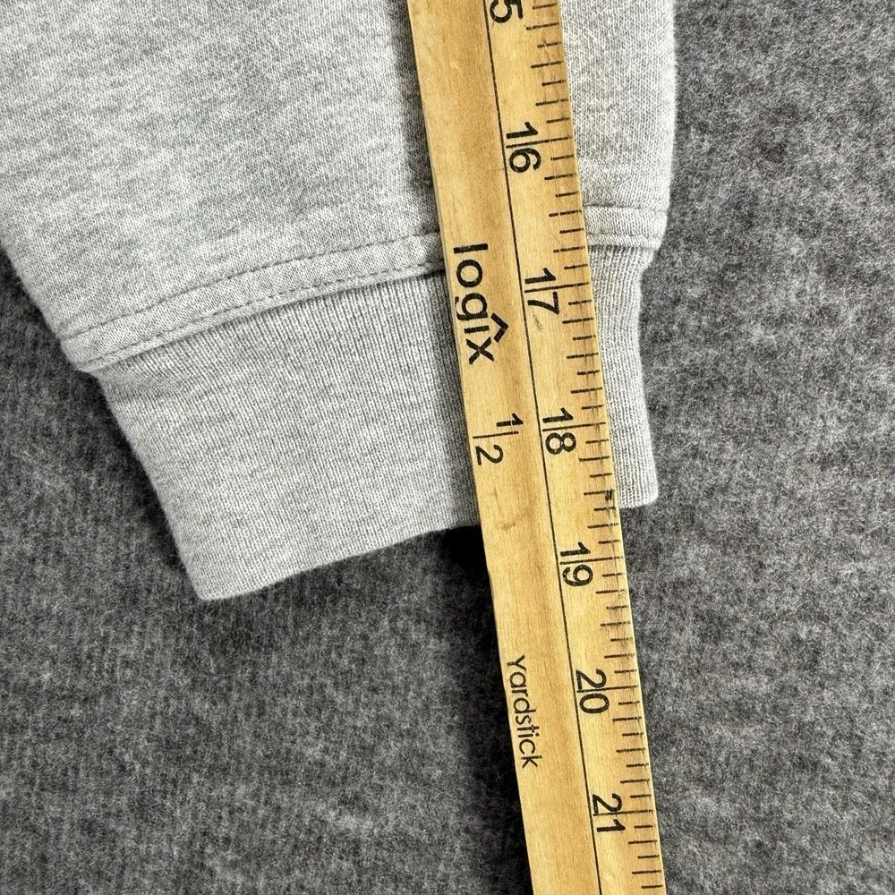 GAP Hoodie Boys Large Gray Pullover Sweatshirt‎  Logo Kangaroo Pocket Casual